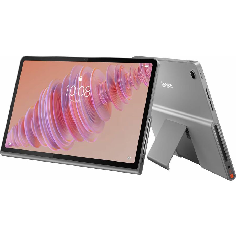 Photo produit Lenovo Tab Plus, écran et béquille intégrée